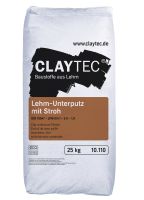 Lehm-Unterputz mit Stroh 25kg