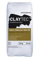 Lehm-Oberputz fein 06 25kg