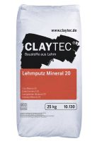 Lehmputz Mineral 20 Sackware 25kg